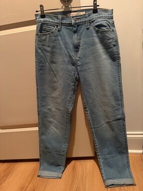 Boyfriend Jeans-Signature by Levi Strauss Women's Medium Blue Relaxed
